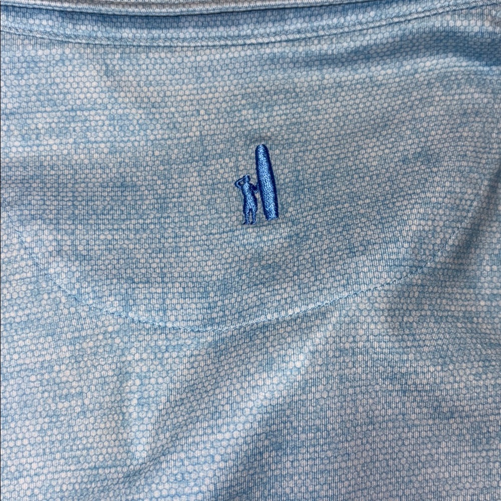 JOHNNIE-O Light Blue sun protection Polo Shirt for Men LARGE - Picture 3 of 3